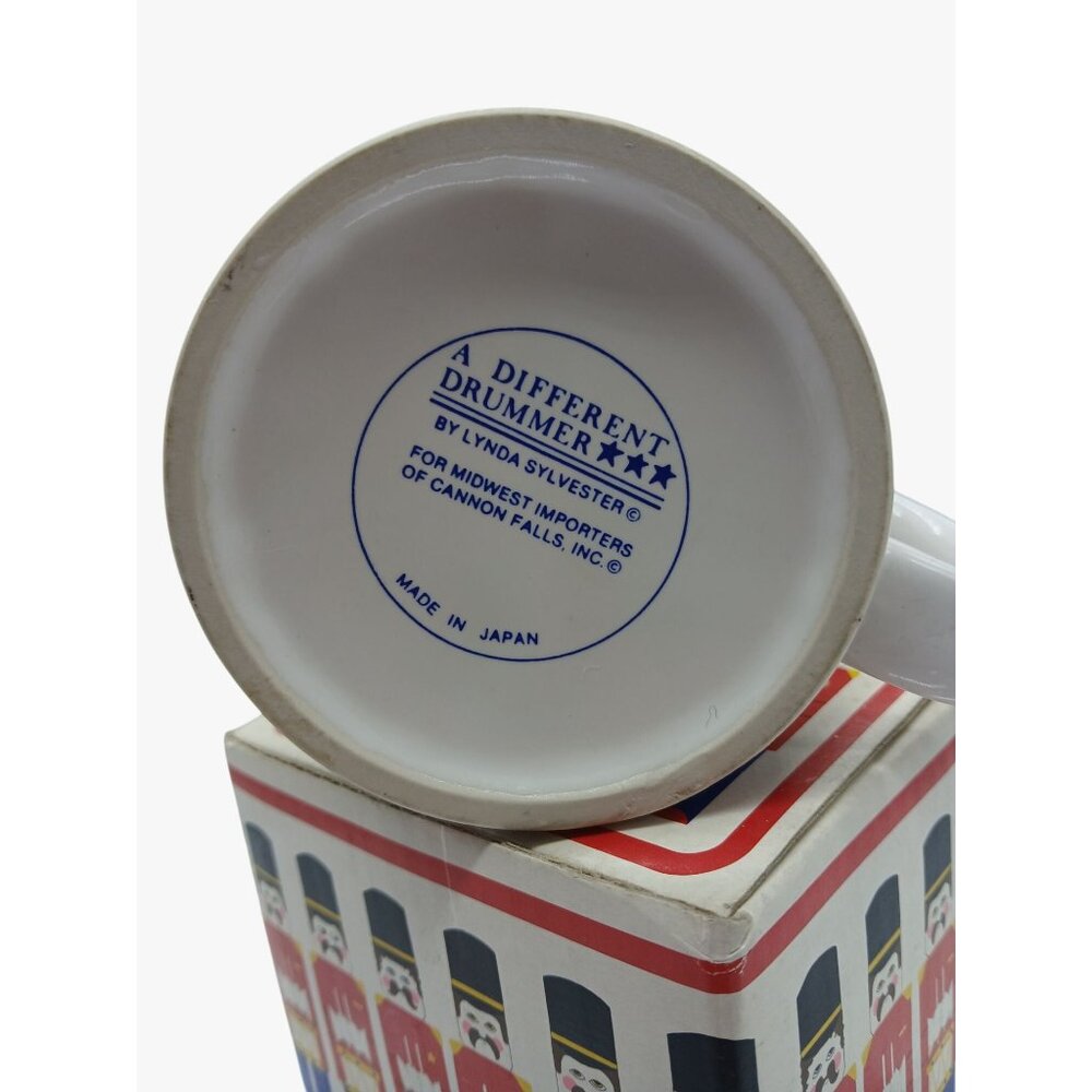 Vintage Nutcracker Soldier Coffee Mug Different Drummer Lynda Sylvester Japan NO - Picture 8 of 11
